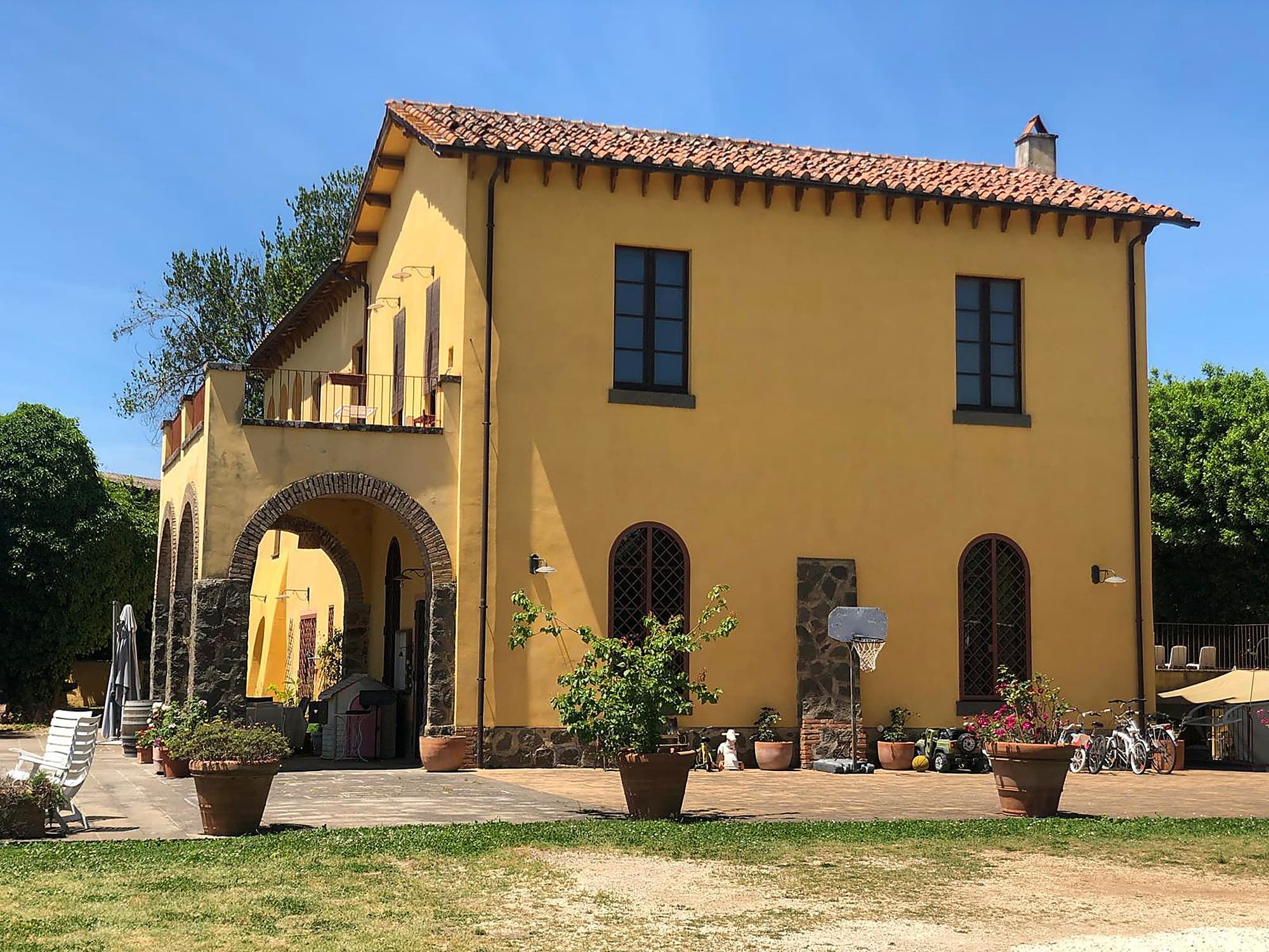 Casale Fedele, de B&B waar de lessen plaatsvinden